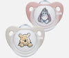 זוג מוצצי נוק דיסני NUK Disney Baby | סיליקון 6-18 חודשים | פו הדוב ורוד-קרם |