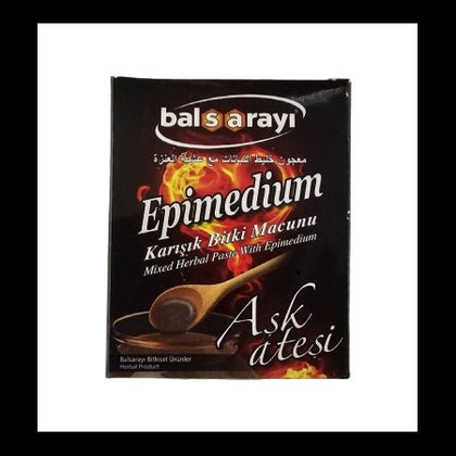 דבש אפימדיום תערבות צמחים | המוצר מכיל גינקו בילובה וג'ינסנג | מכיל 43 גרם