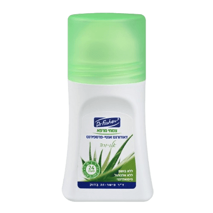 דאודורנט רול-און | צמחי מרפא | אלוורה | דר פישר | ללא אלכוהול | אנטי פרספירנט | 70 גרם