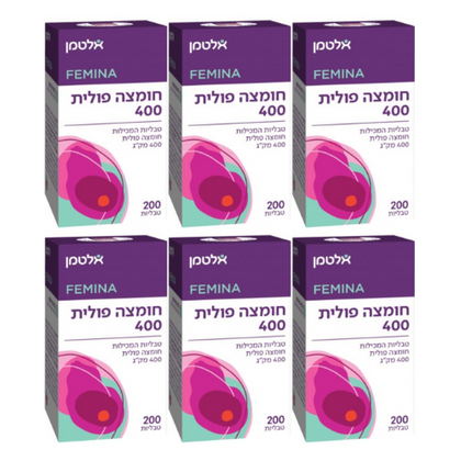 חומצה פולית 400 | מכיל חומצה פולית 400 מק
