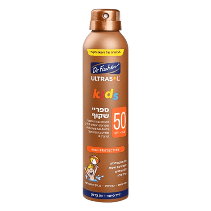 תרסיס הגנה מהשמש לילדים - SPF 50, עמיד במים, ד
