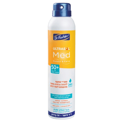 **رذاذ حماية من الشمس SPF50+ للبشرة الحساسة - حماية تدوم 24 ساعة - دكتور فيشر** 