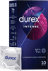 קונדומים דורקס | Intense | היקף רגיל | מכיל 10 קונדומים | DUREX