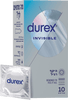 קונדומים דורקס | Invisible | היקף רגיל | מכיל 10 קונדומים | DUREX