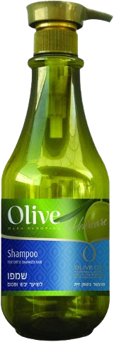 OLIVE - שמפו לשיער יבש ופגום . 800 מ