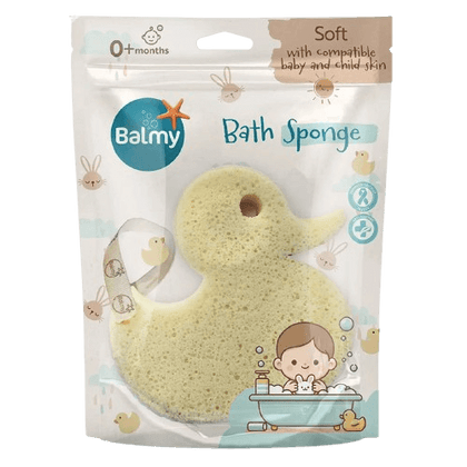 ספוג רחצה לתינוקות | 0+ חודשים | בצורת ברווז | Balmy | Bunny Bath Sponge |