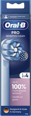 رؤوس فرشاة الأسنان الكهربائية أورال-بي | ٤ وحدات | أورال-بي