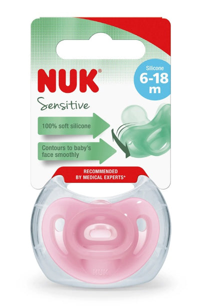 מוצץ נוק סנסיטיב NUK Sensitive | סיליקון 6-18 חודשים |