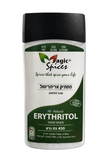ממתיק אריתריטול | 450 גרם | מג'יק ספייס