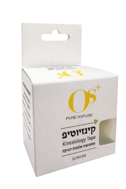 רצועות טייפ קינזיולוגי לשימוש בטיפולים פיזיותרפיים | 1 יחידה | OS+