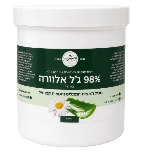 ג'ל אלוורה | מכיל 1 ק"ג | המילניום