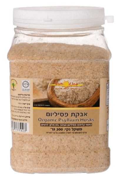 אבקת פסיליום | מכיל 300 גרם | סאן ליין