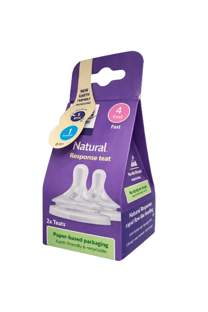 זוג פטמות נטורל ריספונס Natural Response Teat | מגיל 3+ חודשים | פיליפס | PHILIPS