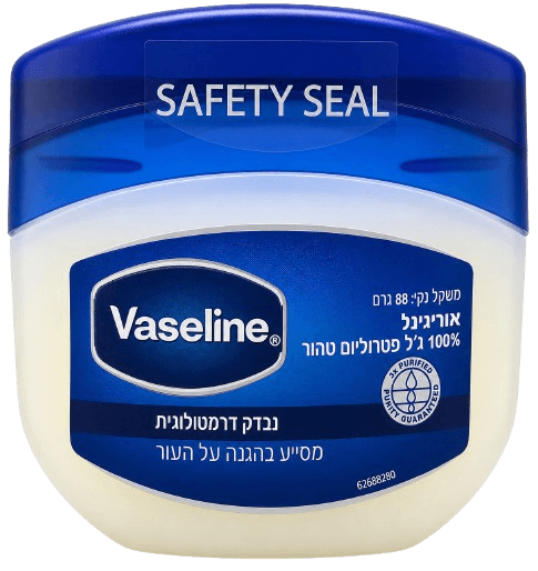 וזלין ג'ל פטרוליום 100% טהור | מכיל 88 גרם | וזלין - Vaseline