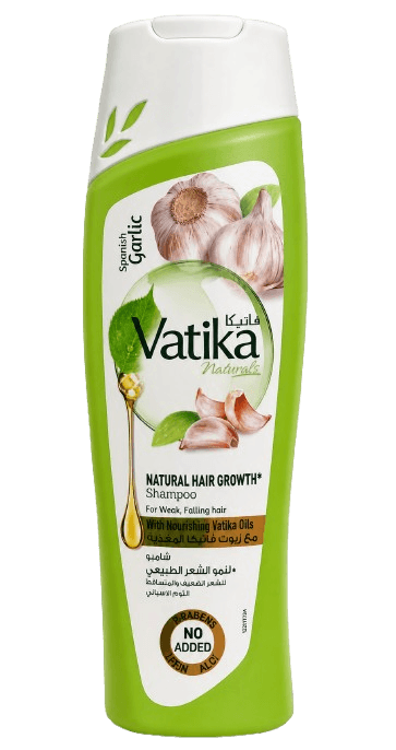 שמפו בתוספת תמצית שום | מכיל 400 מ"ל | וטיקה - VATIKA