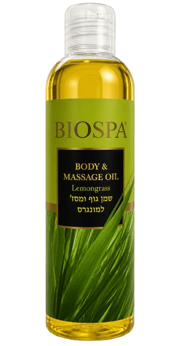 שמן גוף ועיסוי לימונגרס 250 מ"ל - חוויית טיפולים רכים מבית BIOSPA