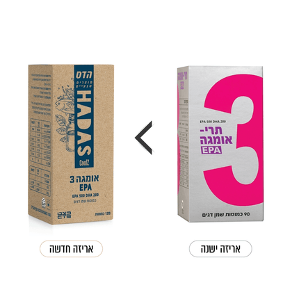 תרי אומגה 3 - 90 כמוסות שמן דגים