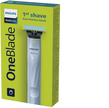 מכשיר לגילוח הראשון שלך | מותאם לעור רגיש | PHILIPS | ONE BLADE | 1st Shave | Anti-Friction blade