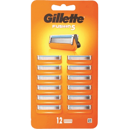 ג'ילט פיוז'ן 5 מארז 12 סכיני גילוח | Gillette