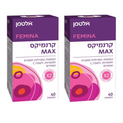 קרניקס MAX - 40 כמוסות חמוציות להגברת בריאות נשים - אלטמן