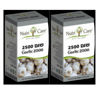 שום 2500 - תוסף שום  ל הבריאות - Nutri Care