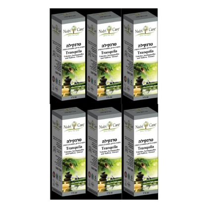 טרנקילה | תמצית ולריאן, אשווגנדה וזעפרן | Tranquila Valerian Ashwagandha and Saffron Extract | מכיל 50 מ
