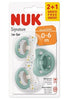 מוצצי NUK Signature 3 יחידות - מבצע 2+1 מתנה!