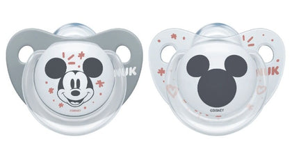 זוג מוצצי נוק דיסני - סיליקון 6-18 חודשים - מיקי מאוס NUK Disney Baby