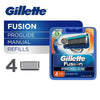 מארז 4 ראשים לסכיני גילוח ג'ילט פיוז'ן פרוגלייד - Gillette Fusion PROGLIDE