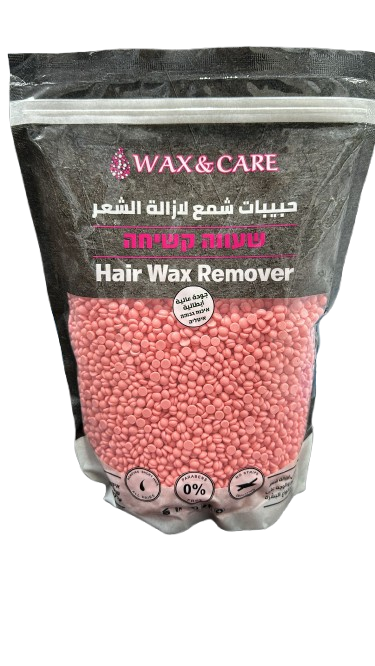 WAX CARE | פתיתי שעווה קשיחה | ורוד | מכיל 800 גרם |
