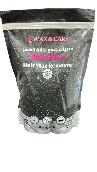WAX CARE | פתיתי שעווה קשיחה | שחור | מכיל 800 גרם |