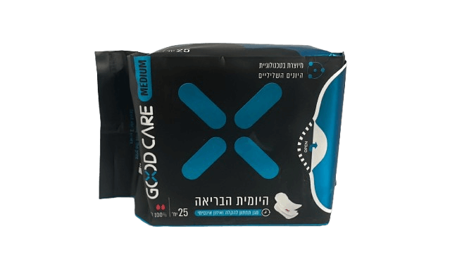 "התחבושת הבריאה לנוחות מקסימלית - 25 פדים יומיים של Good Care"
