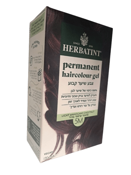 صبغة شعر هيرباتينت العشبية 5M كستنائي فاتح ماهوجني