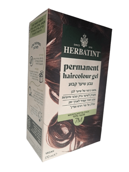 صبغة شعر هيرباتينت العشبية ٧ أشهر أشقر ماهوجني