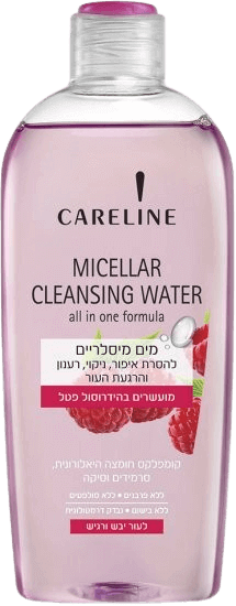 מי פנים מיסילייים | להסרת איפור | לעור יבש ורגיש | מועשרים בהידרוסול פטל | 400 מ