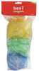 שלישיית כדורי רחצה מקציפים | כחול ירוק וצהוב | משקל 50 גרם | בסט | Best