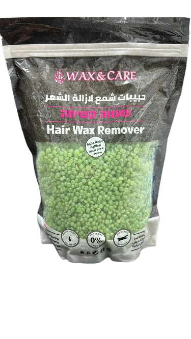 WAX CARE | פתיתי שעווה קשיחה | ירוק | מכיל 800 גרם |