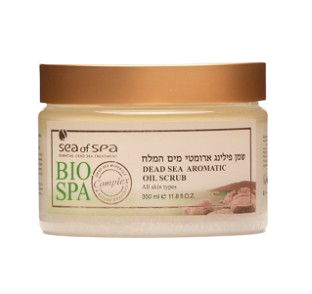 dead sea aromatic oil scrub | שמן פילינג ארומטי מים המלח |  מכיל 350 מ