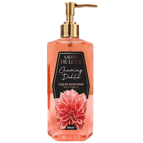 SAVON DE LUXE - סבון ידיים יוקרתי | אל סבון נוזלי קטיפתי | Charming Dahlia | מכיל 500 מ"ל