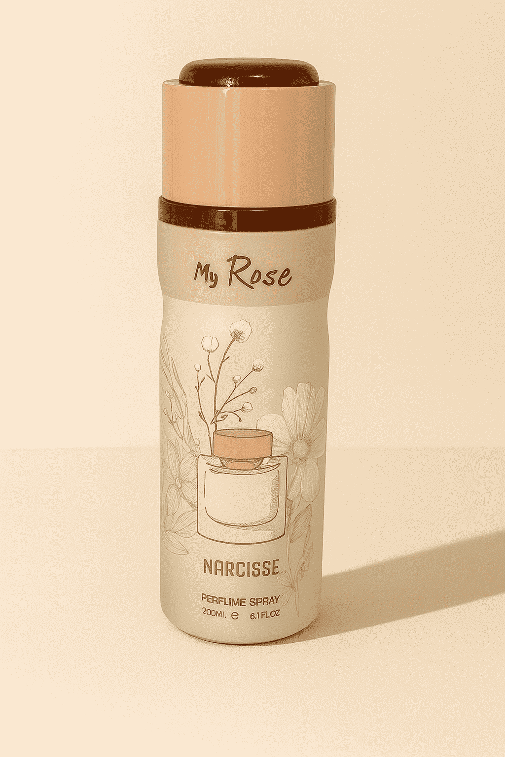 MY ROSE | בושם ספריי | PERFUME SPRAY | NARCISSE | מכיל 200 מ"ל