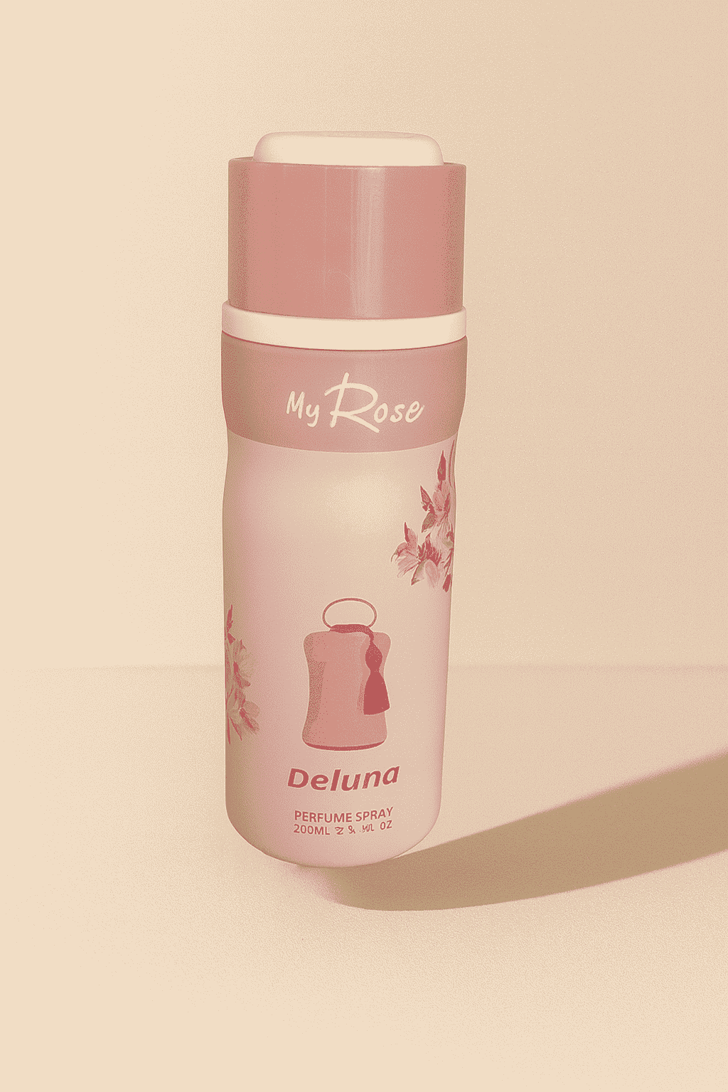 MY ROSE | בושם ספריי | PERFUME SPRAY | DELUNA | מכיל 200 מ"ל