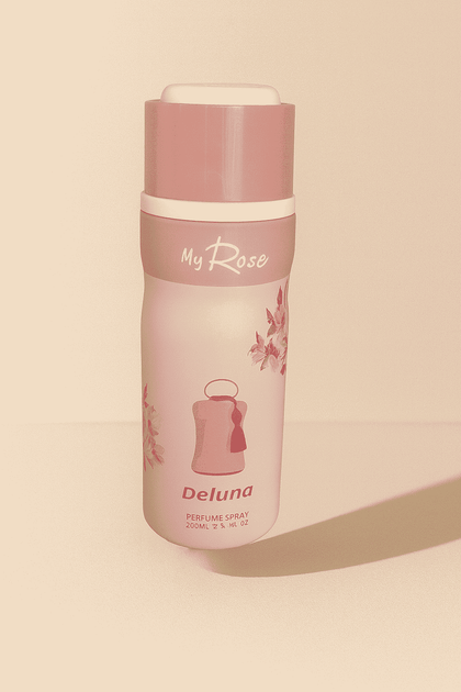 MY ROSE | בושם ספריי | PERFUME SPRAY | DELUNA | מכיל 200 מ