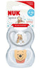 זוג מוצצי נוק ספייס דיסני NUK Space Disney Baby | סיליקון 6-18 חודשים | פו הדוב |