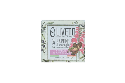 صابون زيتون طبيعي مع مستخلصات | أرغان ومكاديميا | 200 غرام | نيستي دانتي | نيستي دانتي