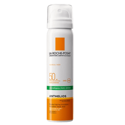 75 مل من La Roche-Posay Anthelios - بخاخ واقي شفاف للبشرة الدهنية مع عامل حماية من الشمس 50 وحماية عالية من الأشعة فوق البنفسجية 