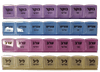 קופסת תרופות שבועית 4 תאים מהודרת | 1יחידות | MEDI-PLUS