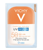 קפיטל סוליי אקווה פלויד תחליב הגנה לפנים SPF50 עם גוון | מכיל 50 מ"ל | וישי - VICHY
