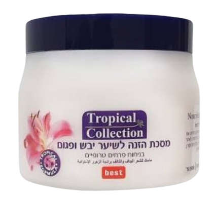 מסכת הזנה לשיער יבש ופגום 500 גרם - Tropical Collection