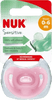מוצץ נוק סנסיטיב NUK Sensitive | סיליקון 0-6 חודשים | ורוד |
