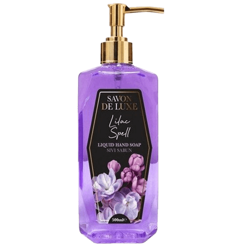 SAVON DE LUXE - סבון ידיים יוקרתי | אל סבון נוזלי קטיפתי | Lilac Spell | מכיל 500 מ"ל